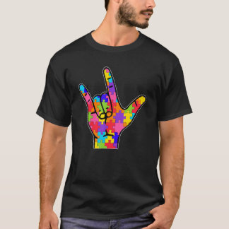 Camiseta Presente de Consciencialização do Suporte da Lingu