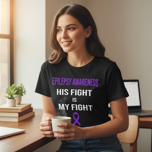 Camiseta Presente de Conscientização sobre Epilepsia (Criador carregado)