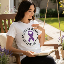 Camiseta Presente de Conscientização sobre Epilepsia Nós Lu