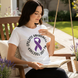 Camiseta Presente de Conscientização sobre Epilepsia Nós Lu
