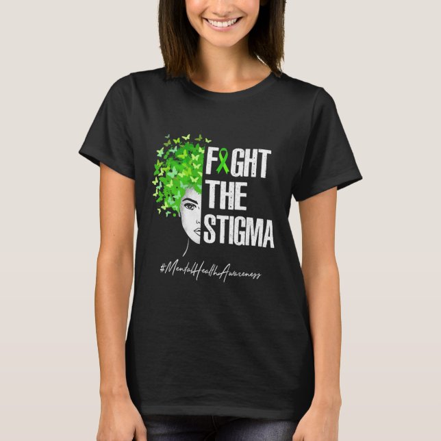 Camiseta Presente de Conscientização sobre Saúde Mental Com (Frente)