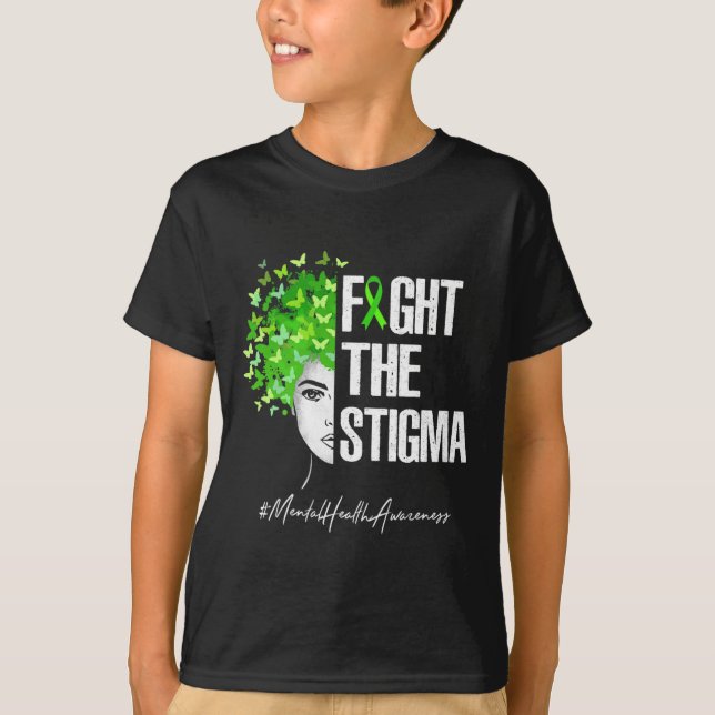 Camiseta Presente de Conscientização sobre Saúde Mental Com (Frente)