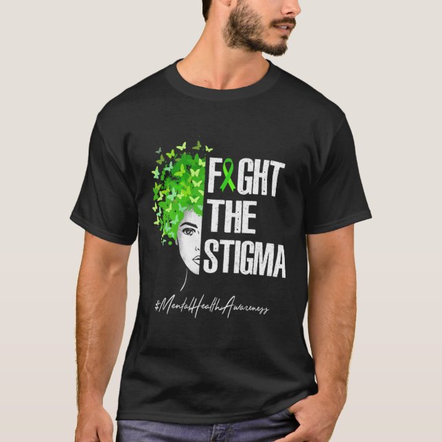 Camiseta Presente de Conscientização sobre Saúde Mental Com (Frente)