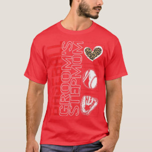 Camiseta Presente de Coração de Leopardo para Dia de Jogo d