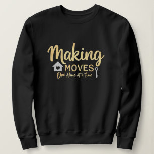 Camiseta Presente de Corretor de Imóveis Fazendo Movimentos