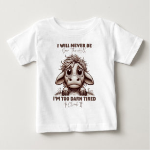 Camiseta Presente De Cow Cote Que Nunca Estarei Sobre O Ret