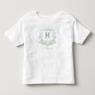Camiseta Presente de Crest Monograma de Aniversário de 1 an