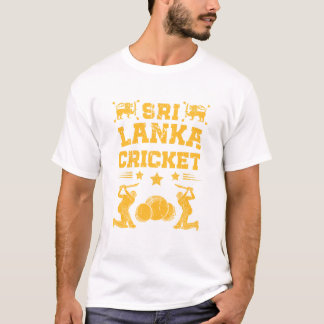 Camiseta Presente de críquete do Sri Lanka