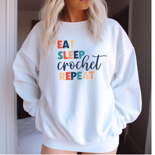 Camiseta Presente de Crochet Sweatshirt para Crocheter