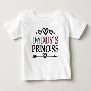 Camiseta Presente de Daddys Princess Baby Girl