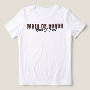 Camiseta Presente de Dama de Honra Personalizado de Pickleb