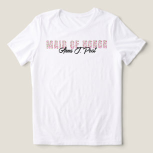 Camiseta Presente de Dama de Honra Personalizado para Chá d