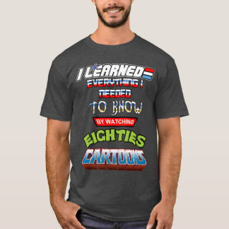 Camiseta Presente de desenho animado dos anos 80