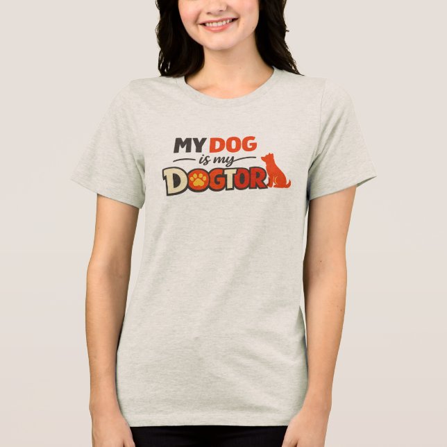 Camiseta Presente de Design de Cachorro Pun para Amantes de (Frente)