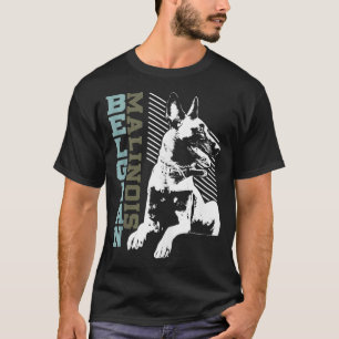Camiseta Presente de design de Cachorros Belga Malinois T