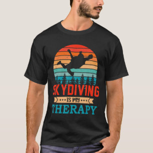 Camiseta Presente De Design De Skidivagem Retrosunset Para 