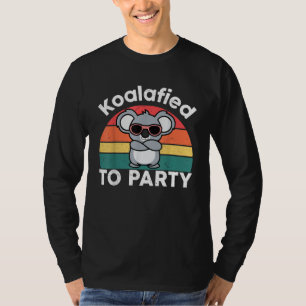 Camiseta Presente de design engraçado de coala Koalafied fo