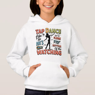 Camiseta Presente de design retrô de sapateado para dançari