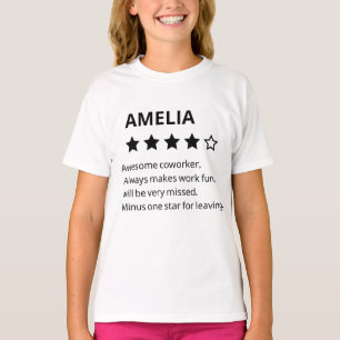 Camiseta Presente de despedida personalizado - Funny 4 Star