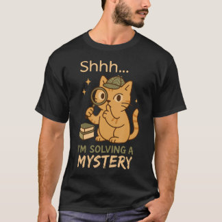 Camiseta Presente de Detetive Literário do Clube de Mistéri