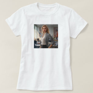 Camiseta Presente de Dia de as mães da Mãe Moderna de Foto 