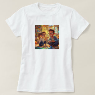 Camiseta Presente de Dia de as mães da Mãe Moderna de Foto