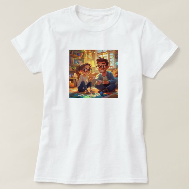 Camiseta Presente de Dia de as mães da Mãe Moderna de Foto  (Frente do Design)