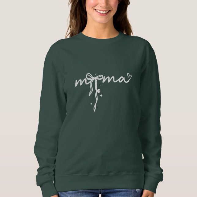 Camiseta Presente de Dia de as mães de Arco da Mama Cute (Frente)