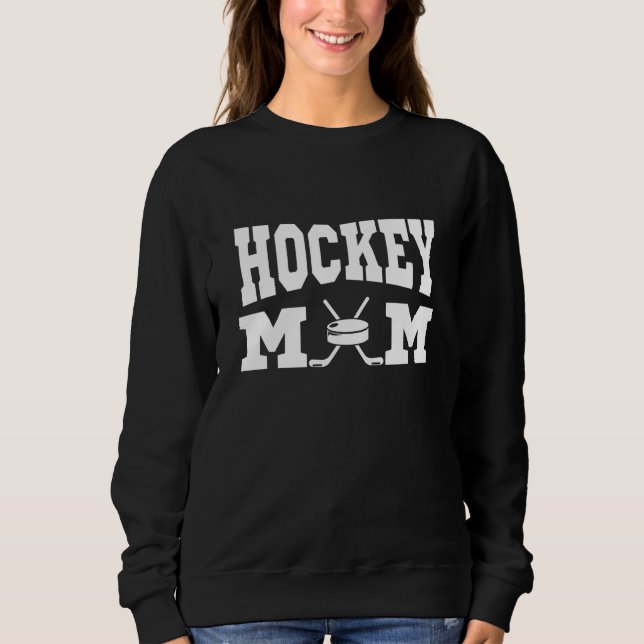 Camiseta Presente de Dia de as mães de Hockey Mãe Dotada Id (Frente)