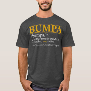 Camiseta Presente de Dia de os pais de definição BUMPA Engr