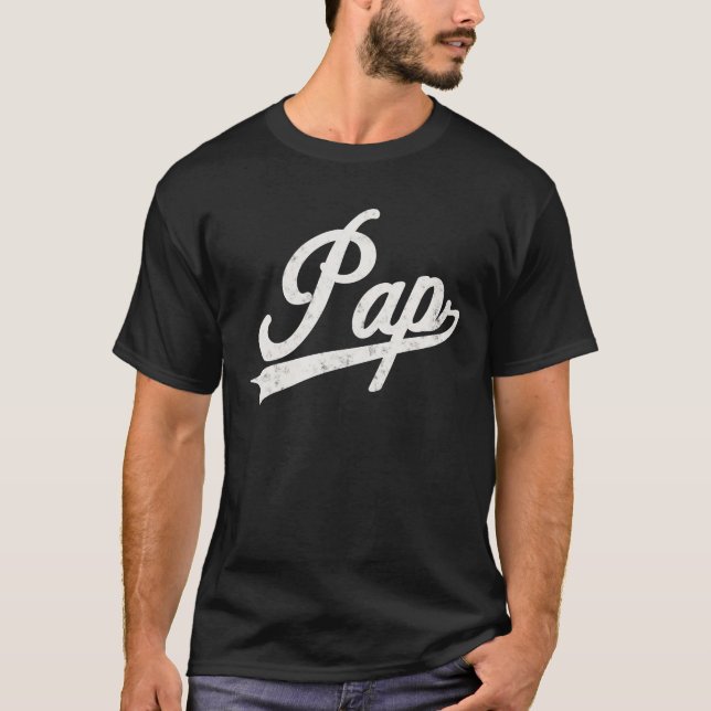 Camiseta Presente De Dia de os pais Do Estilo De Retro Da P (Frente)