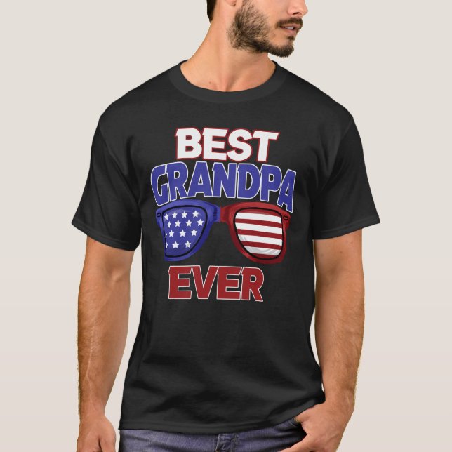 Camiseta presente de dia de os pais do vovô, presente de na (Frente)