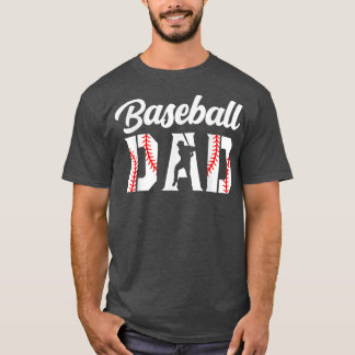 Camiseta Presente De Dia de os pais Engraçado Com Pai De Ba