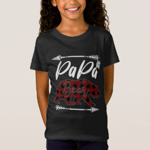 Camiseta Presente de Dia de os pais Flanel de Xadrez de Buf