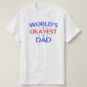 Camiseta presente de dia de os pais mais agradável do mundo
