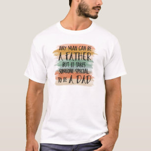 Camiseta Presente de Dia de os pais Stepdad Pai especial