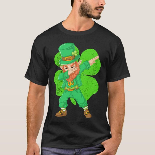 Camiseta presente de Dia de São Patrício leprechaun (Frente)