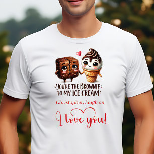 Camiseta Presente de Dia dos Namorados de Comida Engraçada