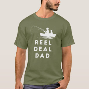 Camiseta Presente de Dia dos Pais de Piada de Pesca do Pai 
