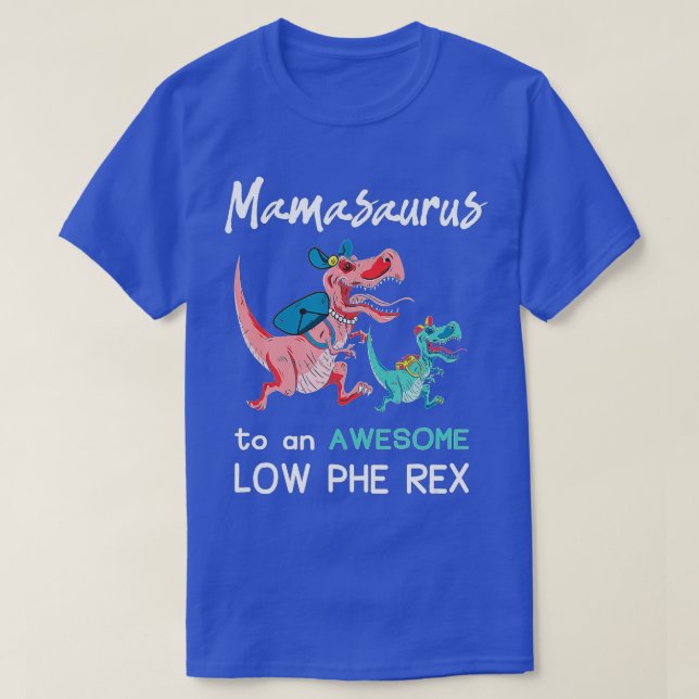 Camiseta Presente de Dinossauro de Mamasaurus por Consciênc (Frente do Design)