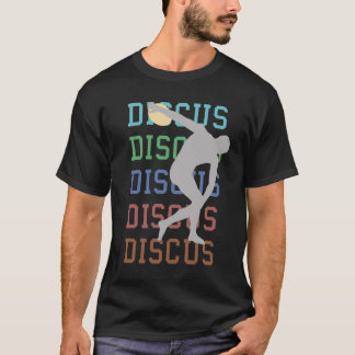 Camiseta Presente de Disco Grego de Campo e Faixa