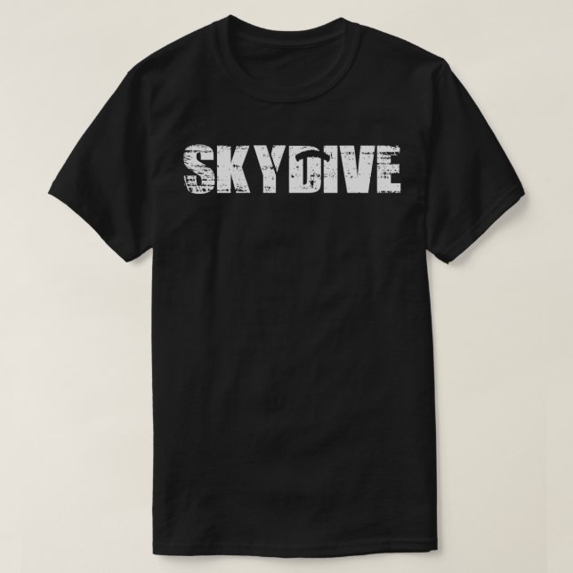 Camiseta Presente De Disparo Para Skydiving (Frente do Design)