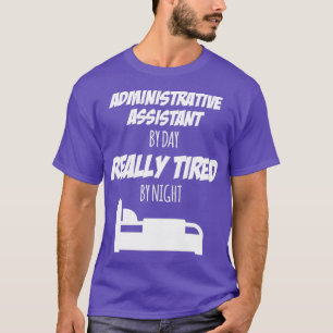 Camiseta Presente de diversão de trabalho do assistente adm