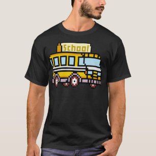 Camiseta Presente de driver de barramento de escola amarelo