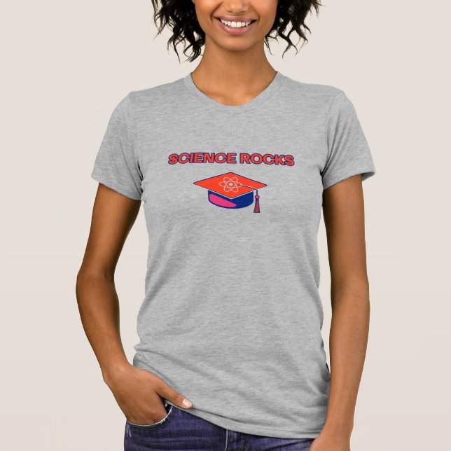 Camiseta Presente de Educador Entusiasta de STEM Divertido  (Frente)