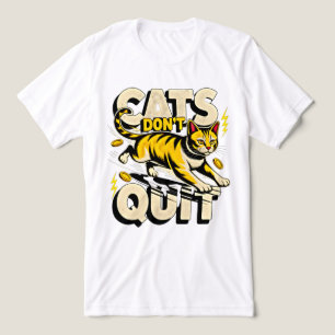Camiseta Presente de Empresário Gato Chefe - Agitação de Di