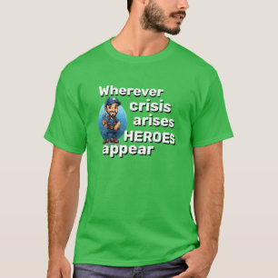 Camiseta Presente de Encanador Personalizável HEROIS APAREC