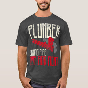 Camiseta Presente de encanamento do encanamento do encaname