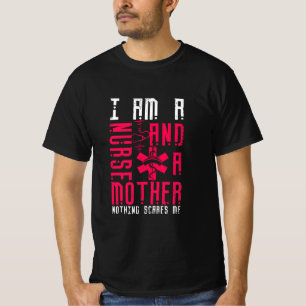 Camiseta Presente de Enfermeira   Sou Enfermeira E Mãe