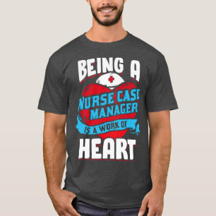Camiseta Presente de Enfermeiro do Gestor de Casos de Enfer